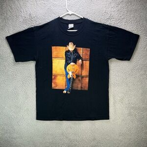 Vintage Dwight Yoakam Shirt Adult Large Blame the Vain Tour 2005 Concert Band T